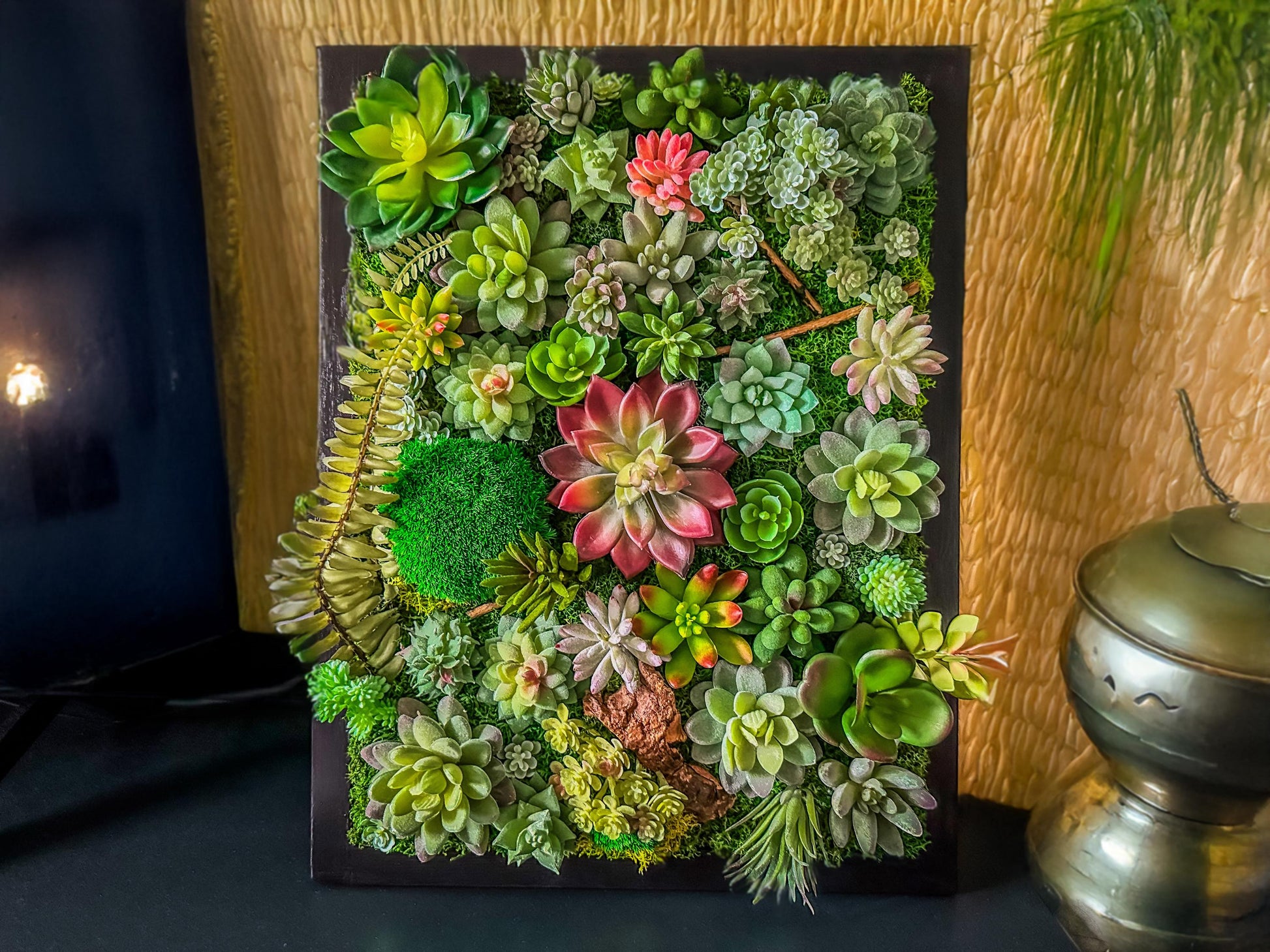 succulent wall design Succulent wall art