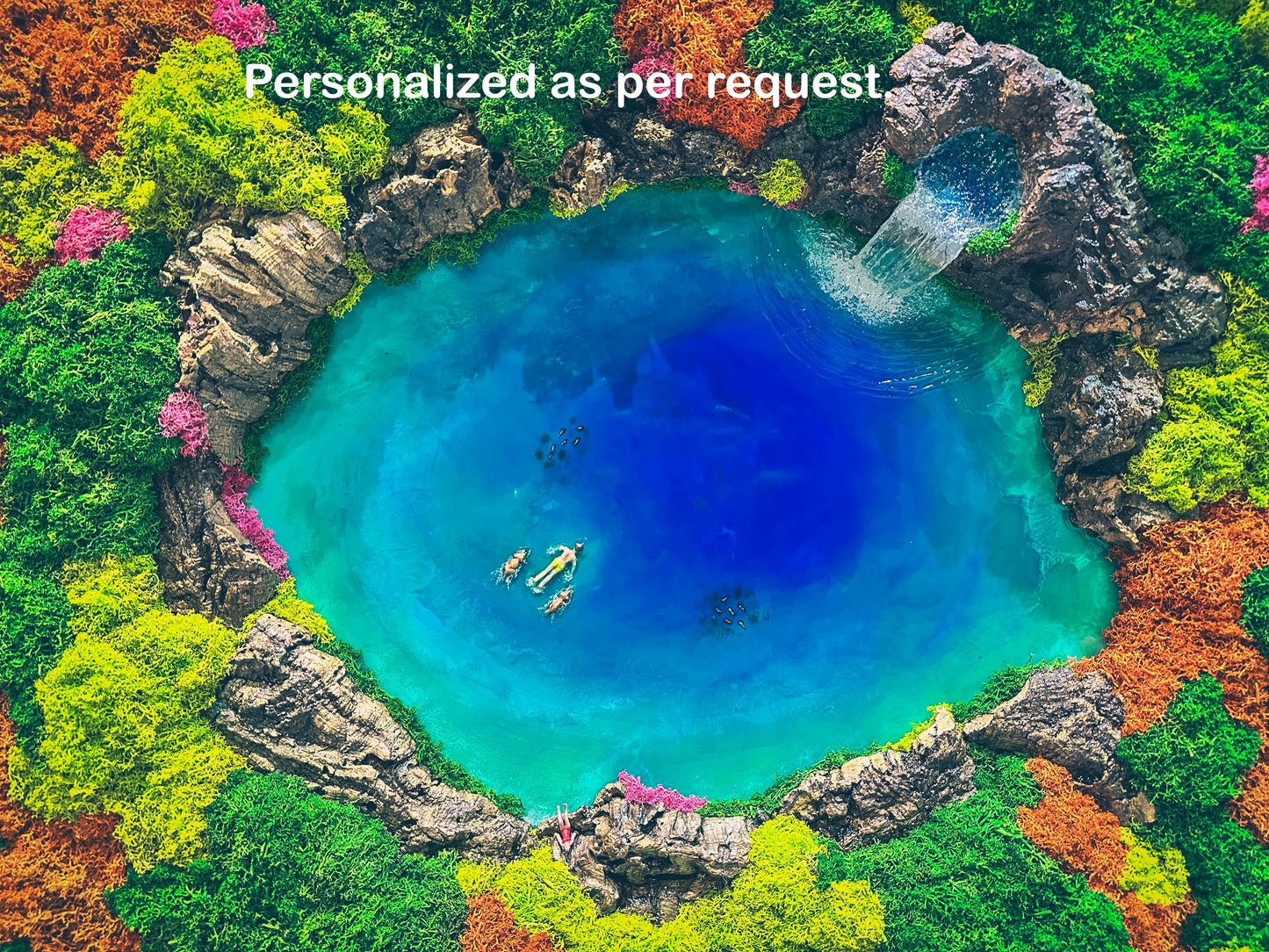 Large Moss Art, Preserved Moss Wall Art, Wooden Framed green Moss Wall Panel mossartbyrishstudio