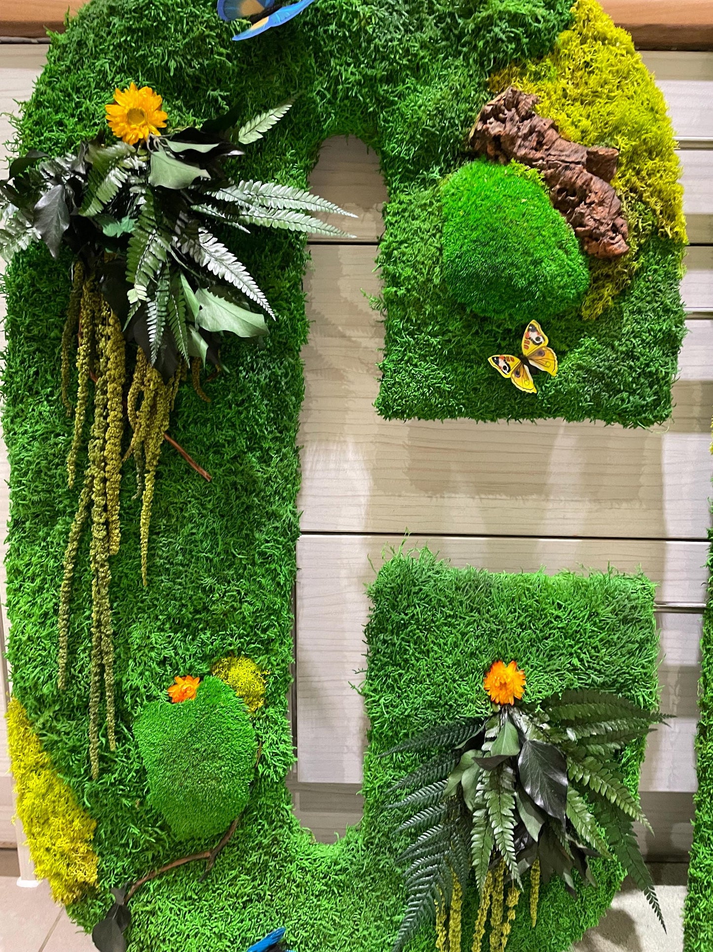 Custom Backlit Wall Letters | Moss Letters logo With Light | RishStudio mossartbyrishstudio