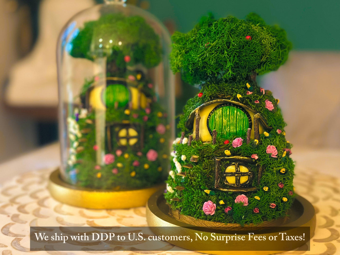 Hobbit Terrarium | Lord of the Rings | The Hobbit | Moss Terrarium RishStudio