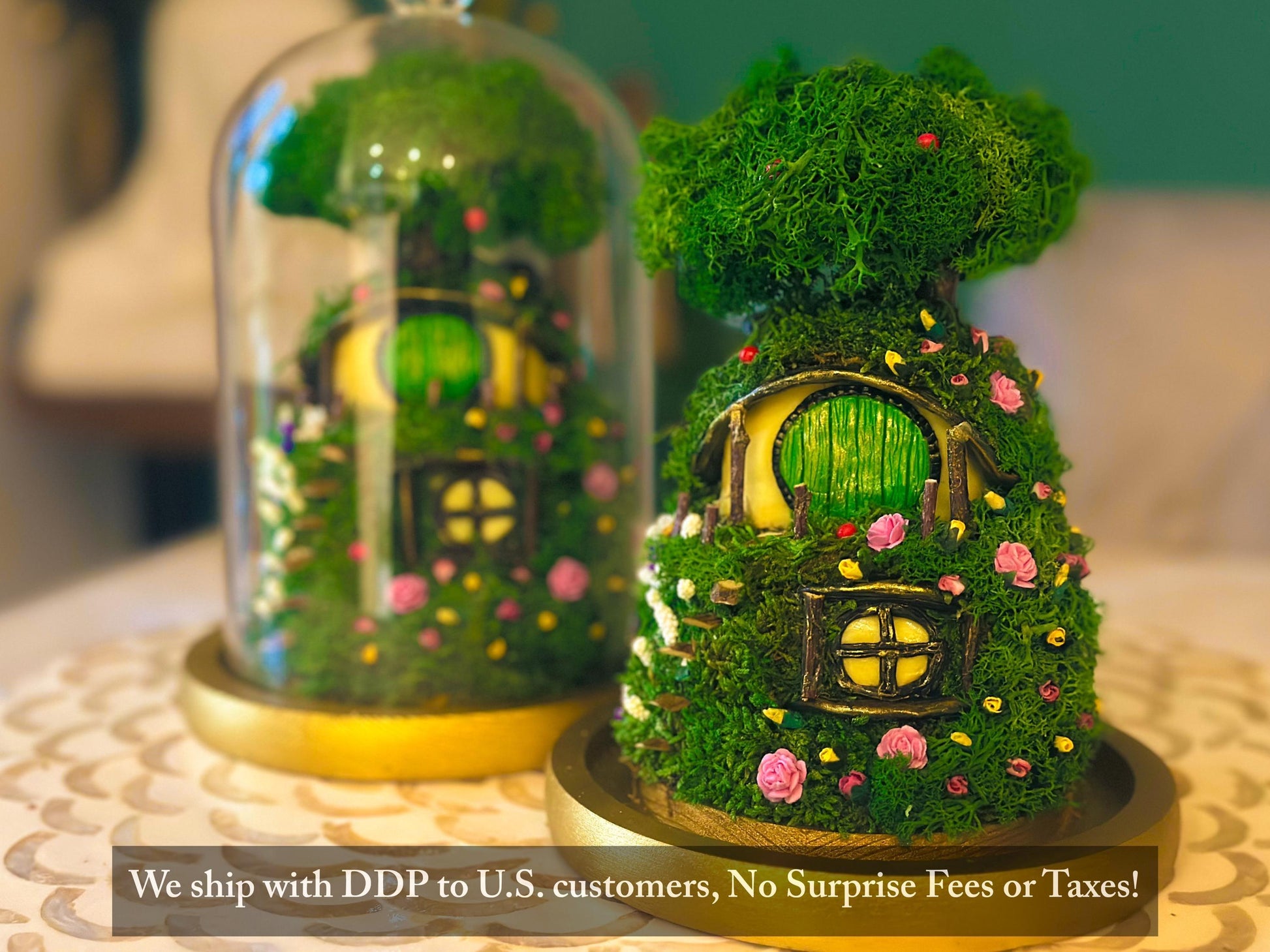 Hobbit Terrarium | Lord of the Rings | The Hobbit | Moss Terrarium RishStudio