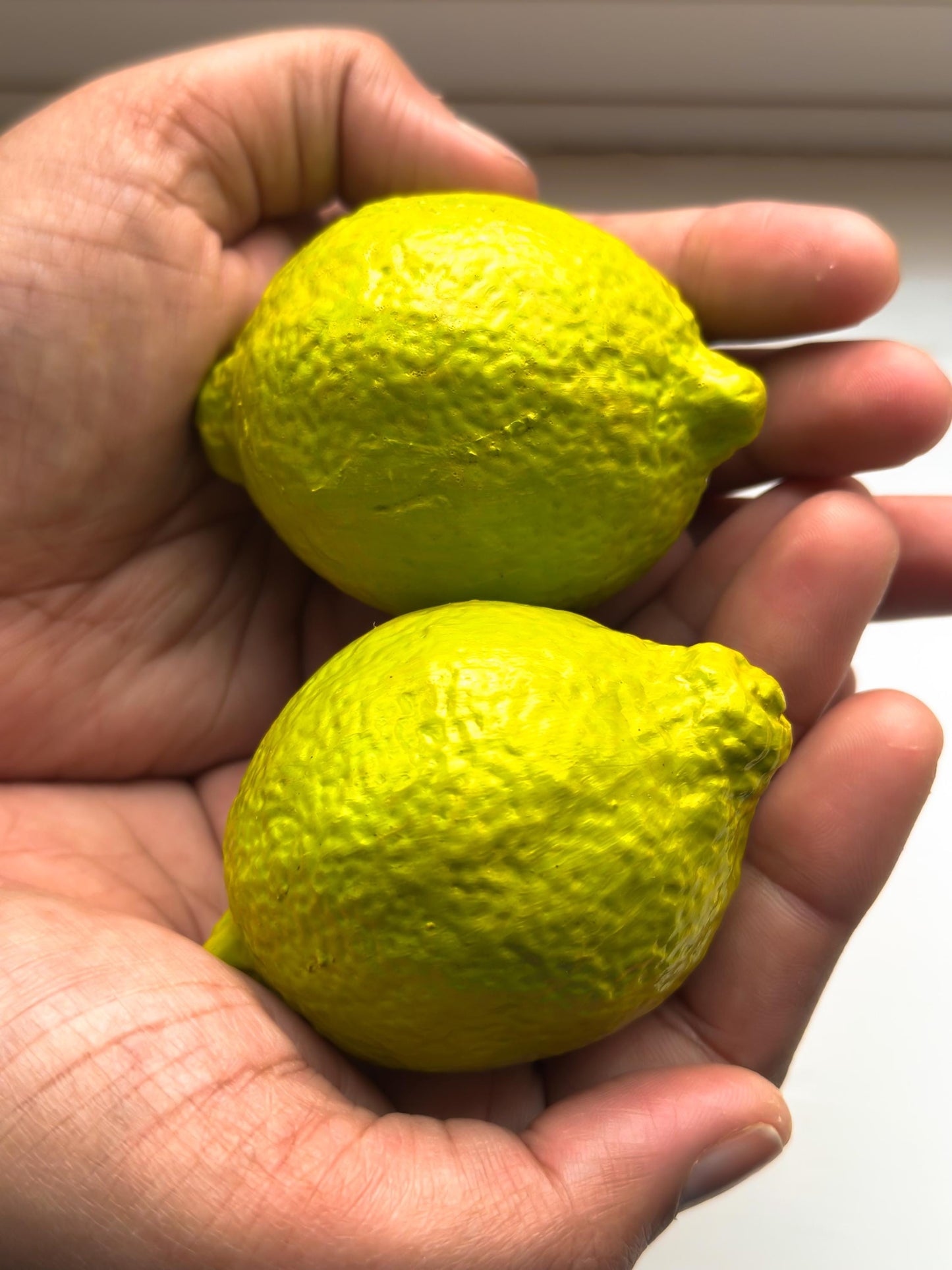 Lemon Ceramic Drawer Knob | Handcrafted Citrus Kitchen Cabinet Pull mossartbyrishstudio