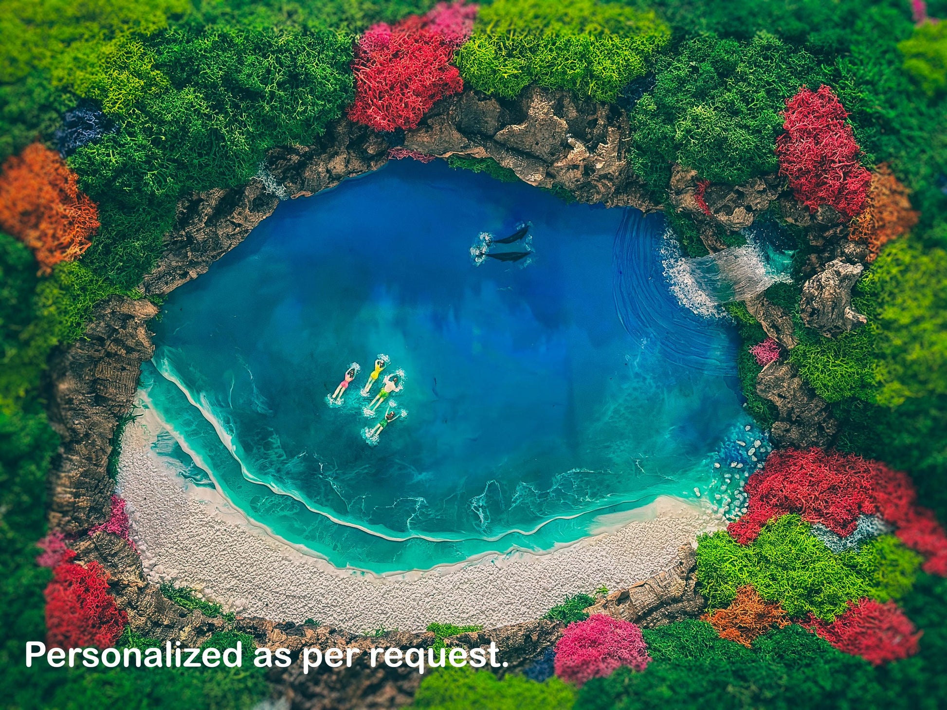 Large Moss Art, Preserved Moss Wall Art, Wooden Framed green Moss Wall Panel mossartbyrishstudio