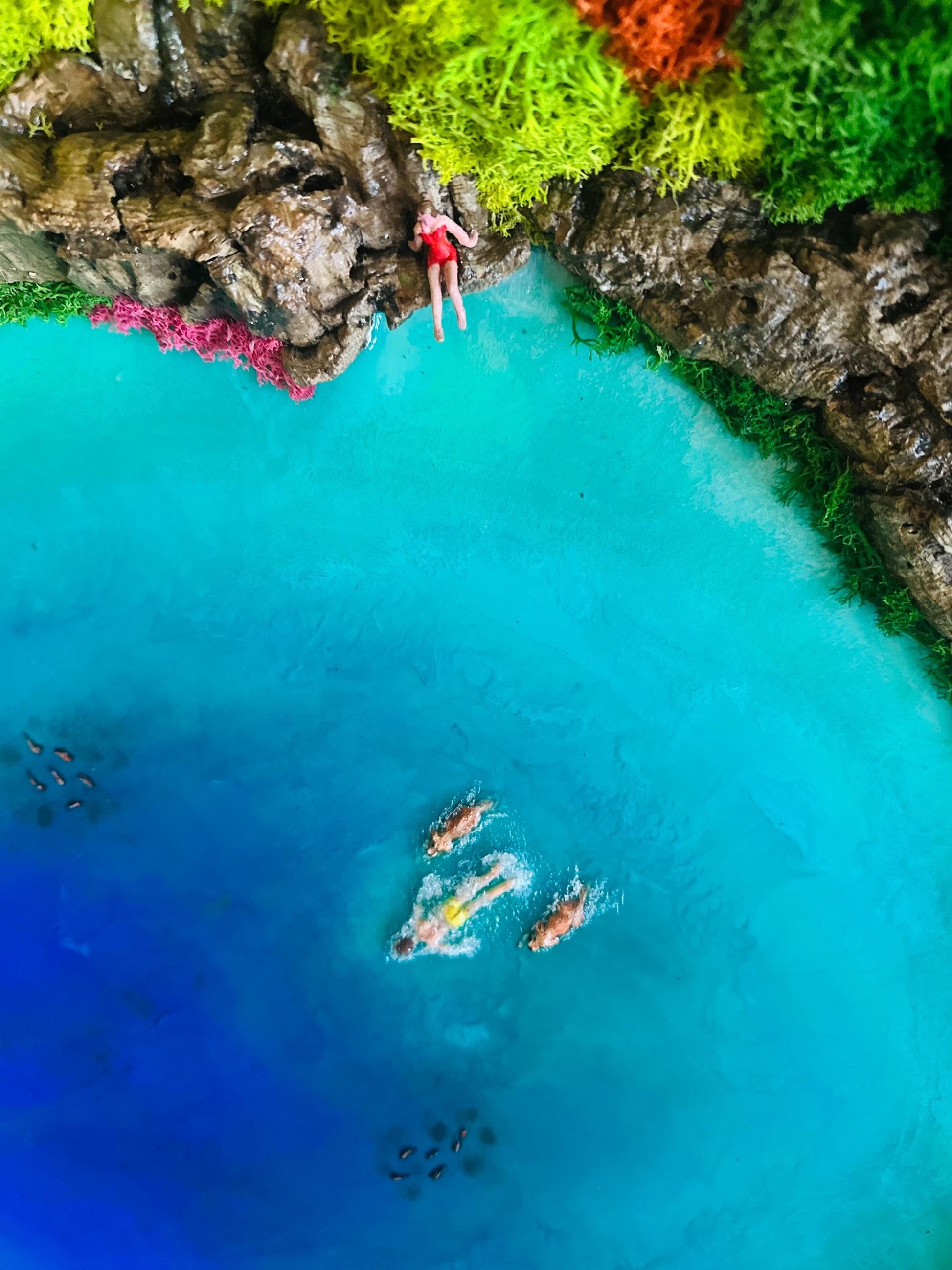 Large Moss Art, Preserved Moss Wall Art, Wooden Framed green Moss Wall Panel mossartbyrishstudio