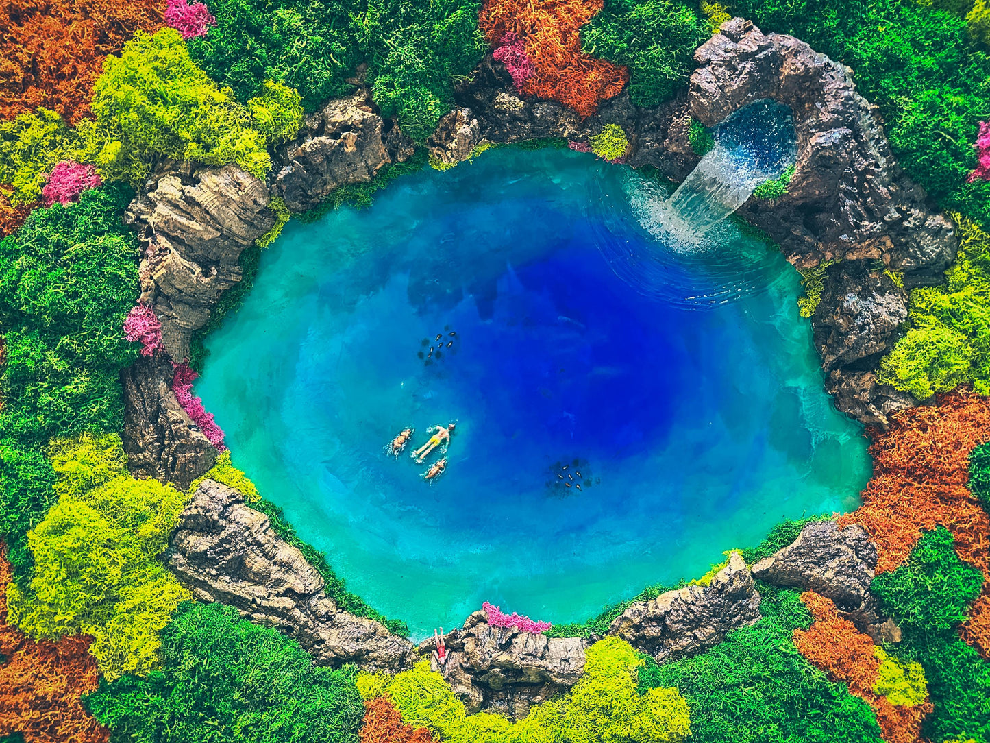 Large Moss Art, Preserved Moss Wall Art, Wooden Framed green Moss Wall Panel mossartbyrishstudio