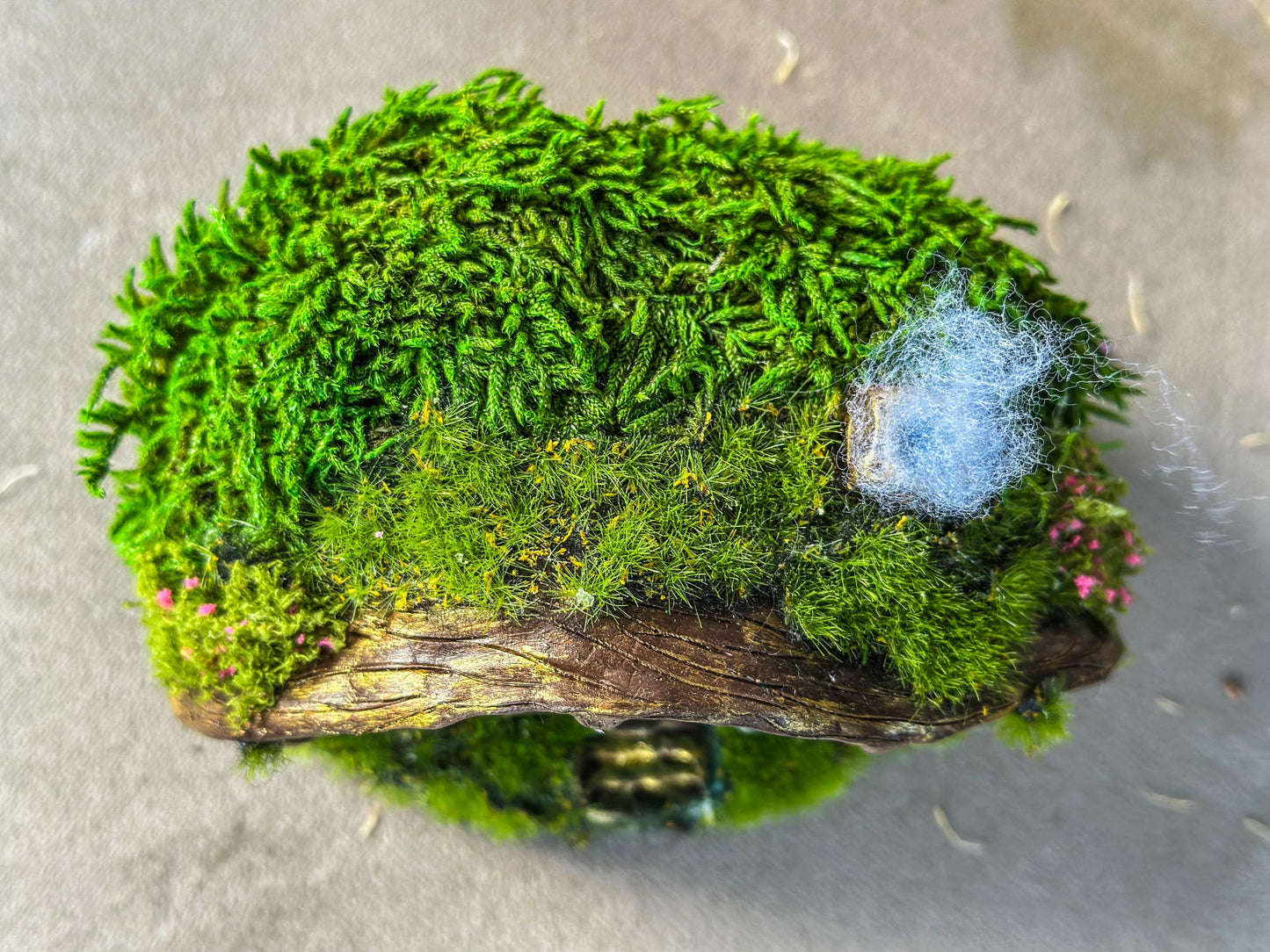 Miniature Hobbit House, Lord of the Rings Bilbo’s Front Door Hobbiton Diorama, Christmas Hobbit Ornament, Hobbitcore, mossartbyrishstudio