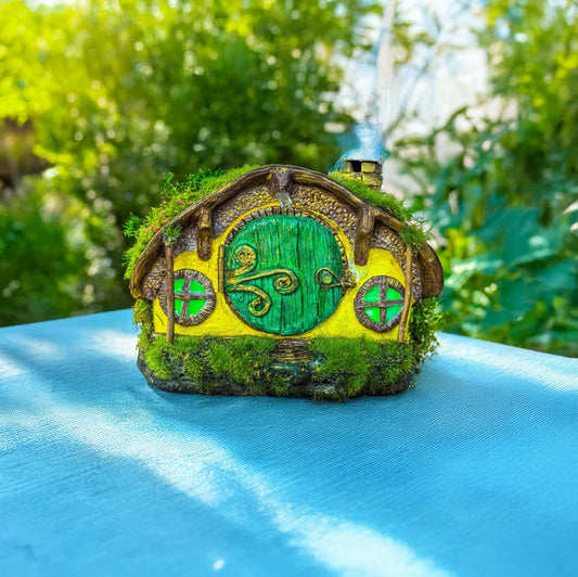 Miniature Hobbit House, Lord of the Rings Bilbo’s Front Door Hobbiton Diorama, Christmas Hobbit Ornament, Hobbitcore, mossartbyrishstudio
