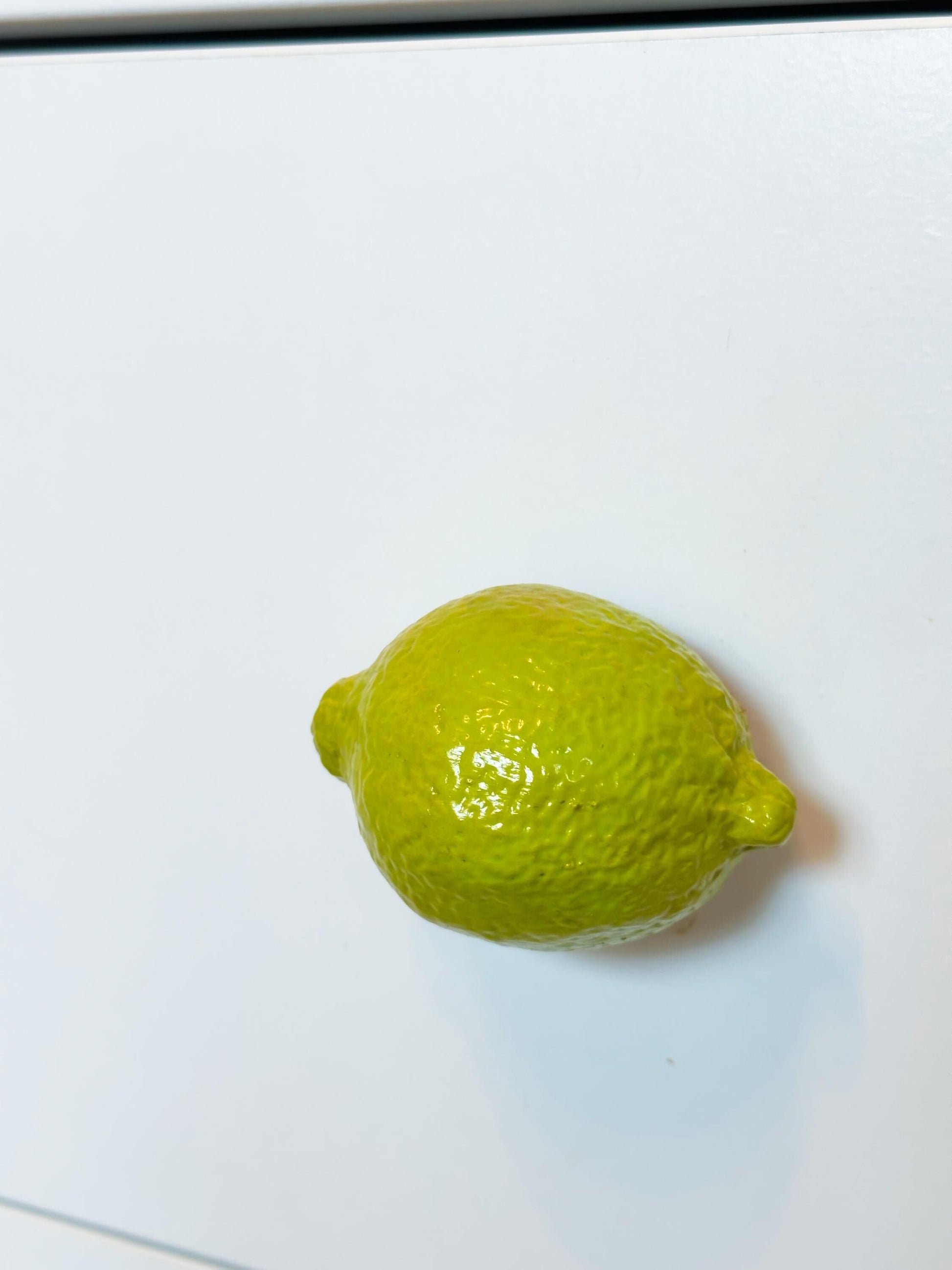 Lemon Ceramic Drawer Knob | Handcrafted Citrus Kitchen Cabinet Pull mossartbyrishstudio