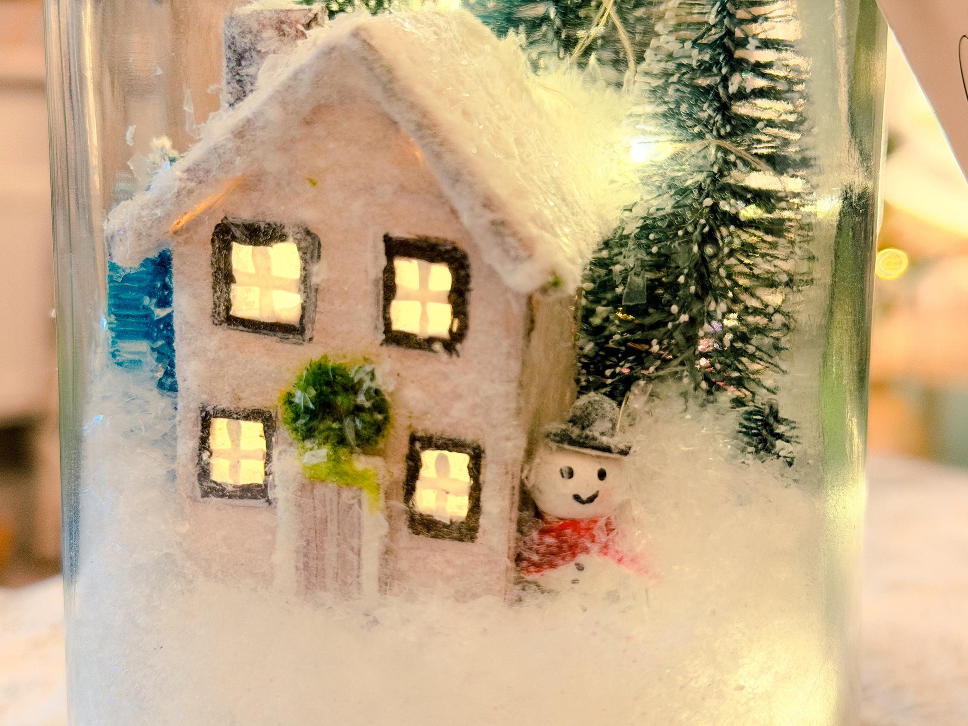 Christmas Mason Jar Light: Winter Wonderland Fairy Lights Christmas Gifts mossartbyrishstudio