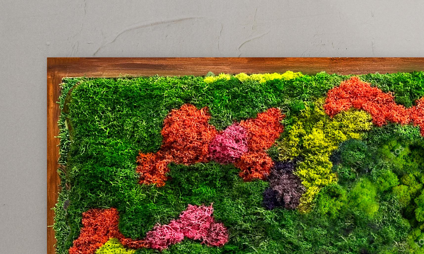 Moss Art | Ocean Wall Art | Moss Wall | Preserved Moss art mossartbyrishstudio