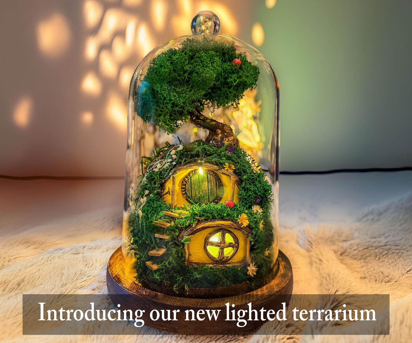 Hobbit Terrarium | Lord of the Rings | The Hobbit | Moss Terrarium RishStudio
