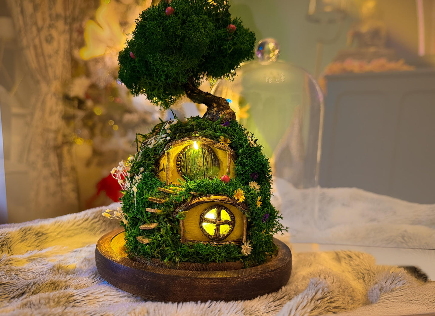Hobbit Terrarium | Lord of the Rings | The Hobbit | Moss Terrarium RishStudio