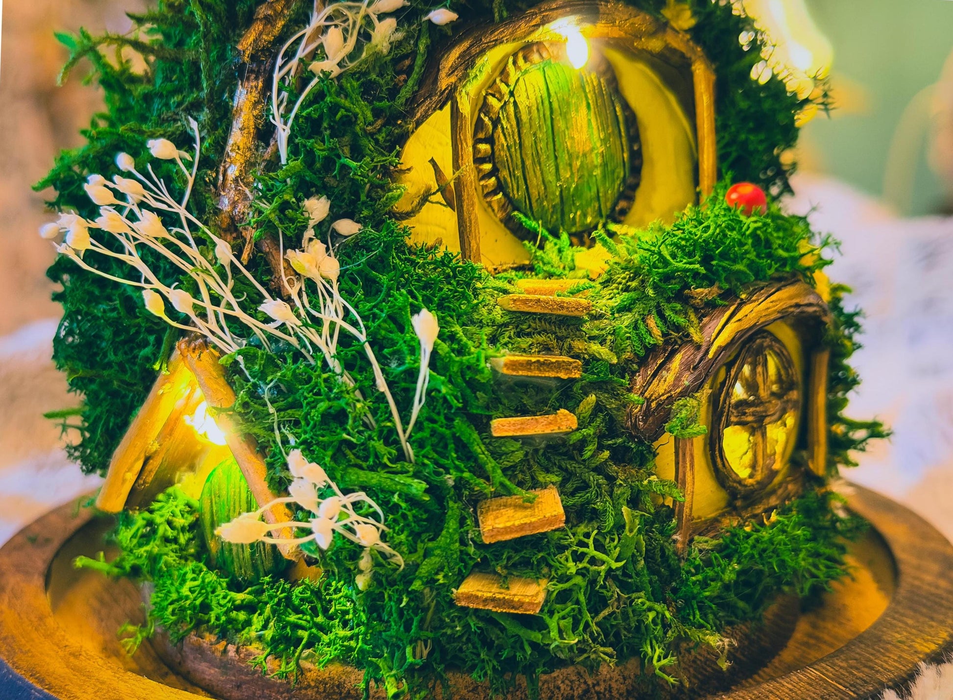 Hobbit Terrarium | Lord of the Rings | The Hobbit | Moss Terrarium RishStudio