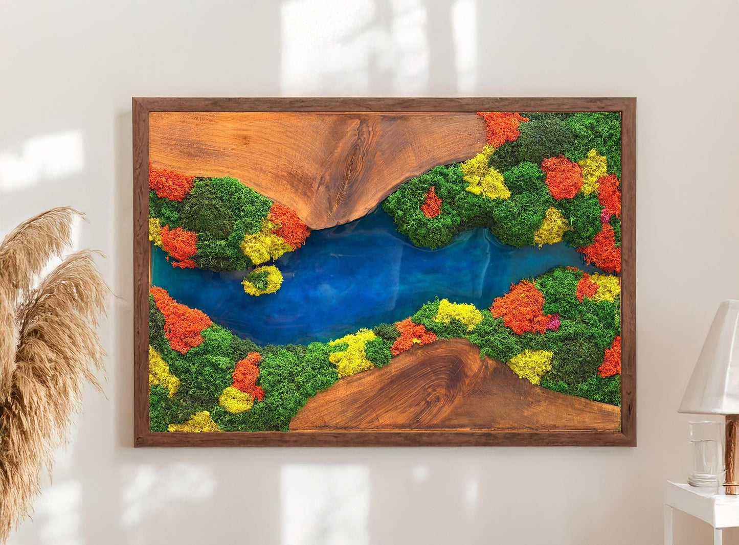 moss resin wall art uk, preserved moss wall art uk, resin river wall art uk, handmade wall art uk, luxury wall art uk, natural wood wall art uk, botanical wall art uk, nature inspired wall decor uk, eco friendly wall art uk, statement wall art uk, large wall art uk, living room wall decor uk, spa wall decor uk, wellness interior decor uk, hotel wall art uk, interior designer wall art uk, bespoke wall art uk, artisan wall art uk, biophilic design wall art uk