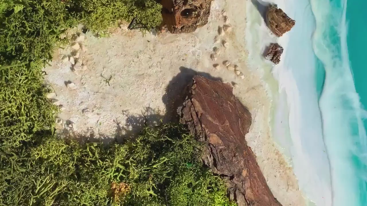 Ocean Art | Resin Art | Moss Art | The Ocean Poster