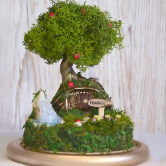 Hobbit House terrarium | Moss terrarium | RishStudio