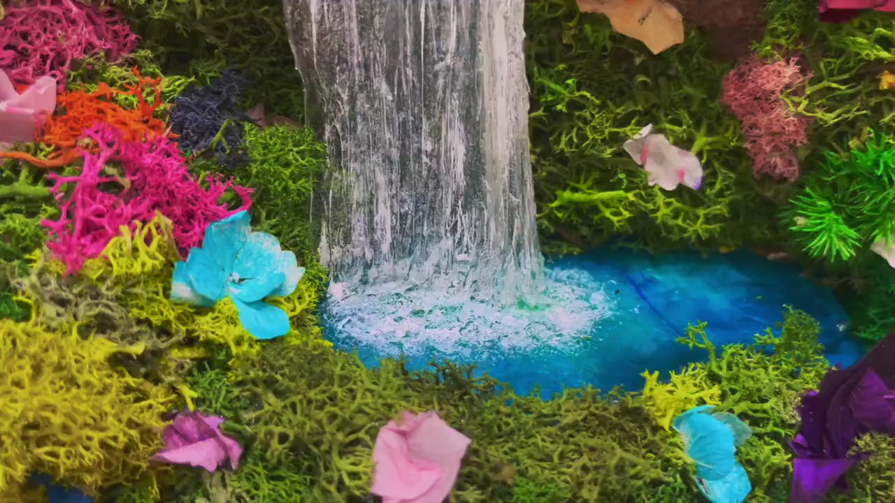 Fantasy living Wall | Waterfall Moss Wall Art