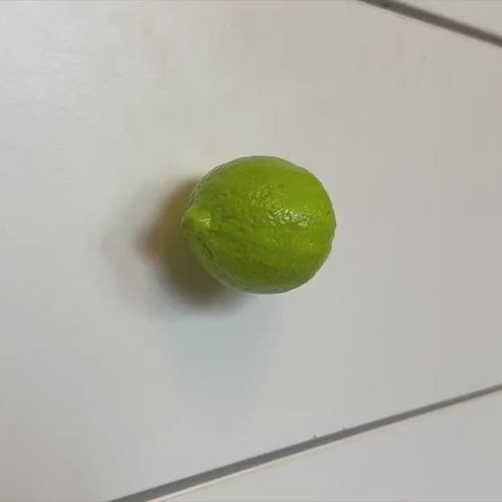 Lemon Ceramic Drawer Knob | Handcrafted Citrus Kitchen Cabinet Pull