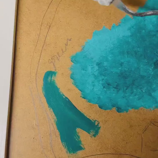 Miniature Lake House Diorama with Resin Water & Moss Landscape | 3D Cottage by the Lake Wall Art | Handmade Nature Scene for Home Décor