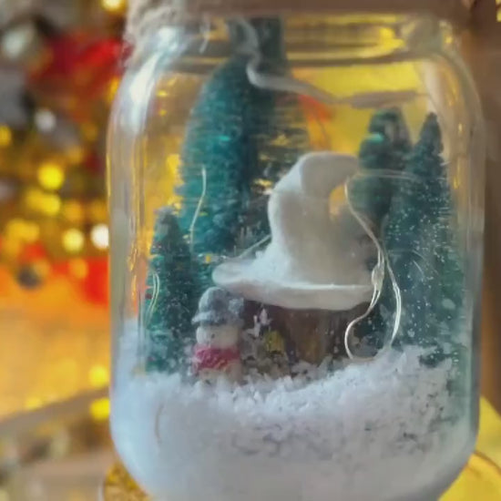 Christmas Mason jar lights | Lighted Mason Jars | Jar Light