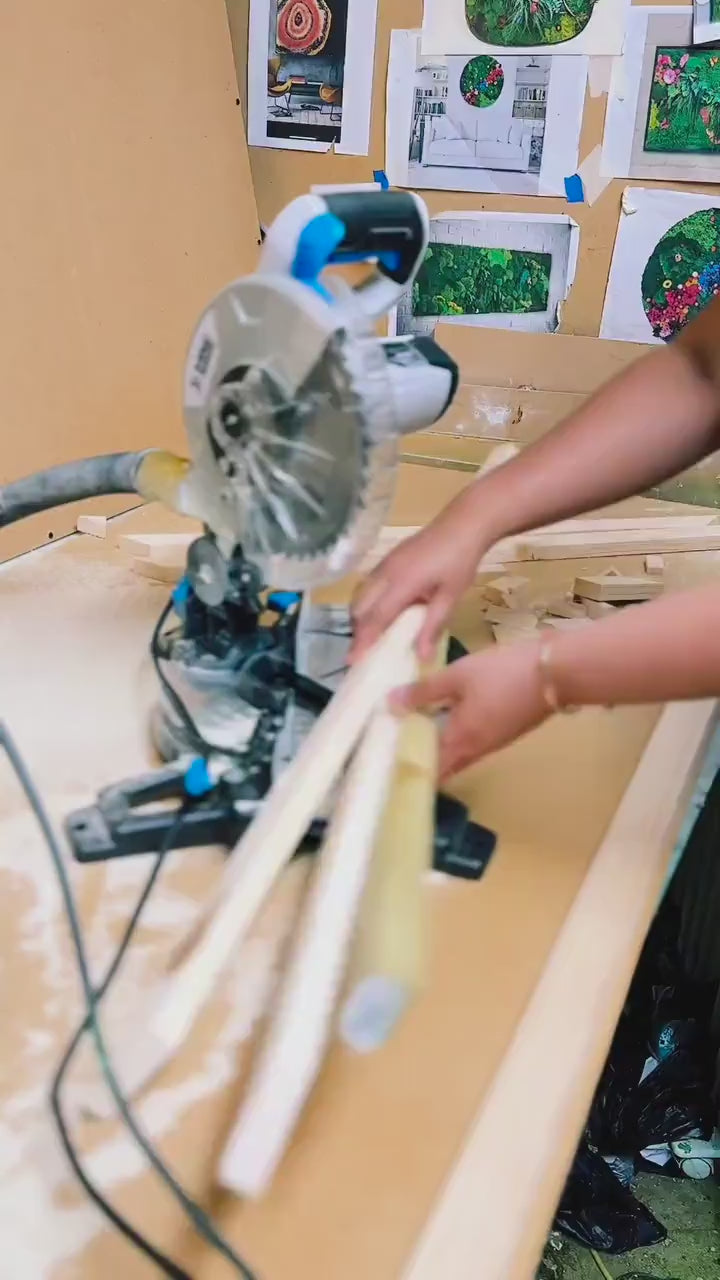 Moss Art | Ocean Wall Art | Moss Wall | Preserved Moss art