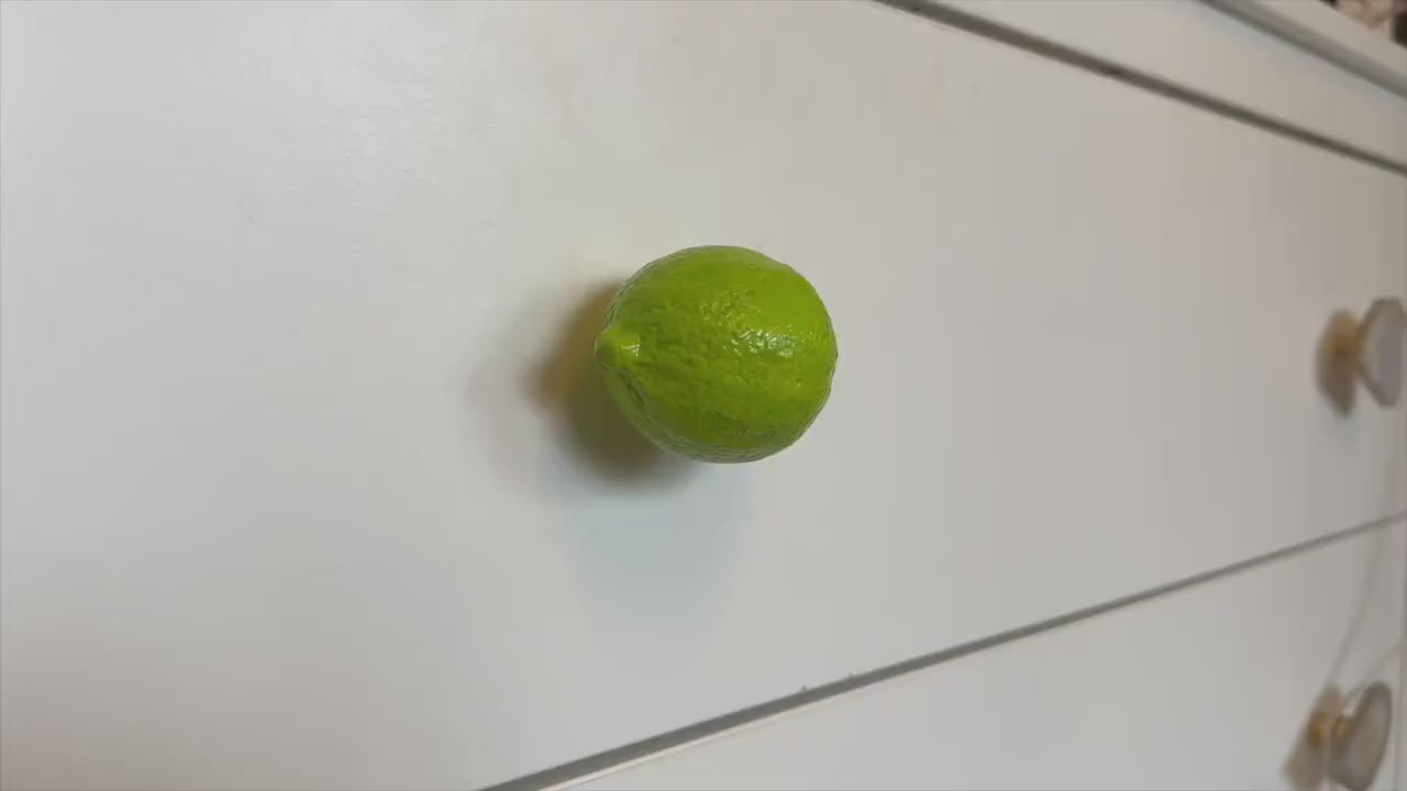 Lemon Ceramic Drawer Knob | Handcrafted Citrus Kitchen Cabinet Pull