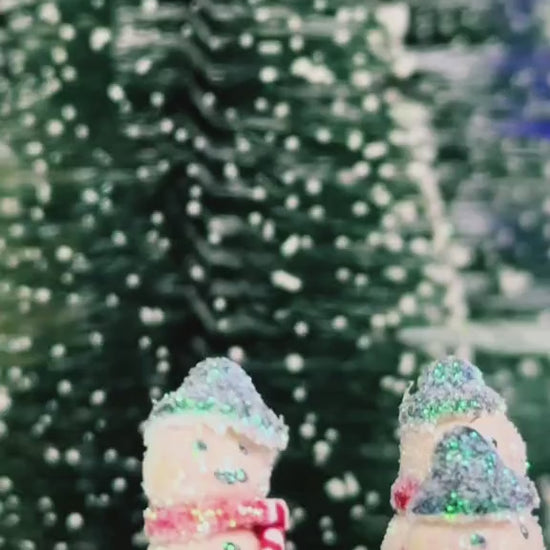 Christmas Terrarium Kit | Glass Dome with Fairy lights | Christmas Decorations