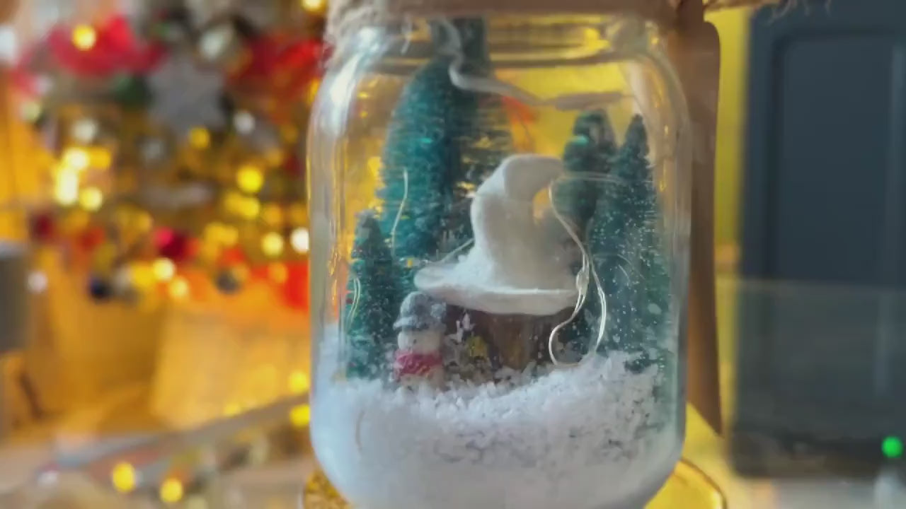 Christmas Mason Jar Light: Winter Wonderland Fairy Lights Christmas Gifts