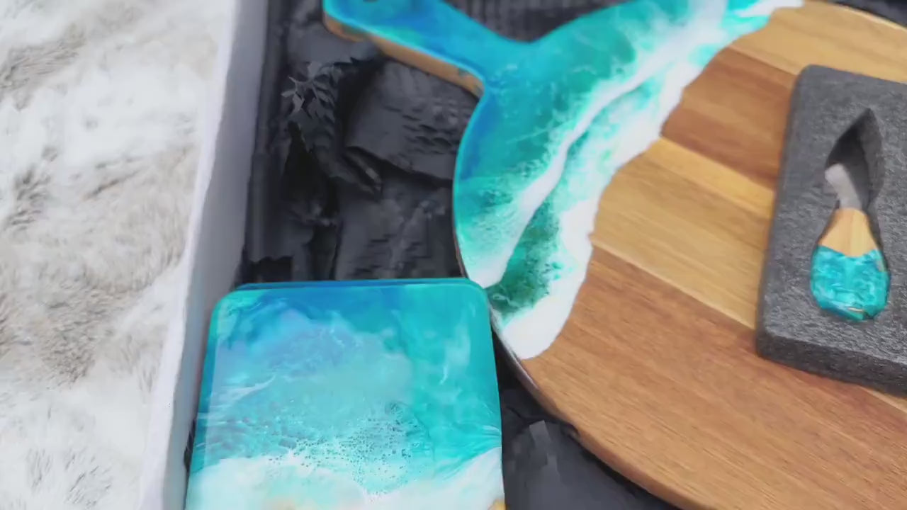Cheese Board | Resin Chopping Board | Ocean Cheese Board