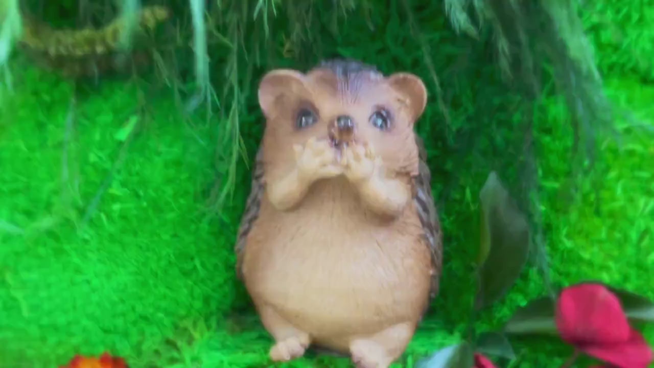 Moss Wall Art | Hedgehog Ornament | Hedgehog House