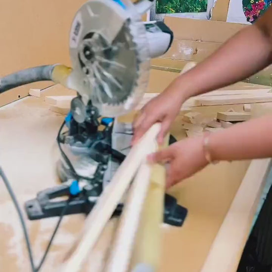 Eco-Friendly Moss & Resin Wall Art – Sustainable Blue Lagoon Landscape with Natural Bark – Handmade Nature-Inspired Decor