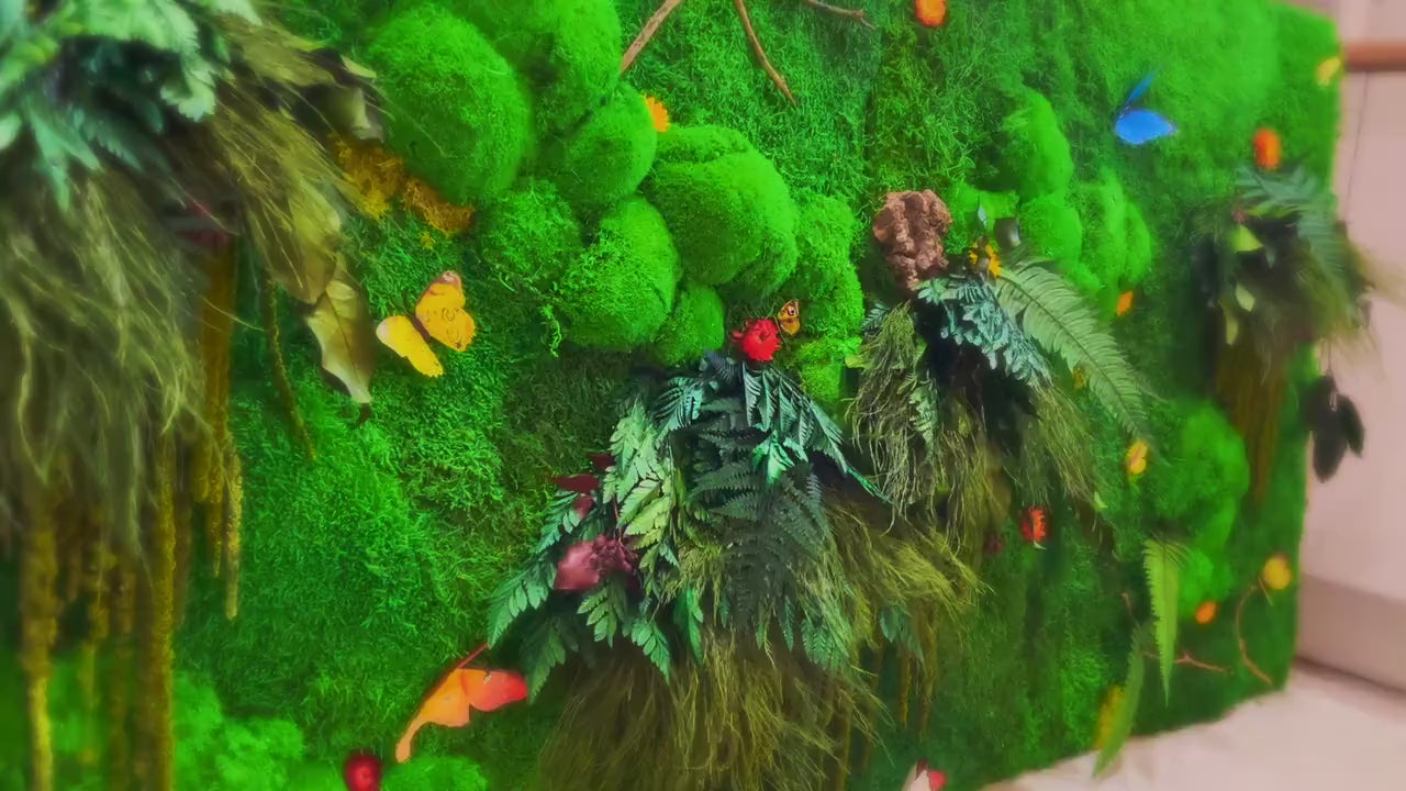 Moss Wall art | Living wall art | Preserved Moss Wall | Rishstudio