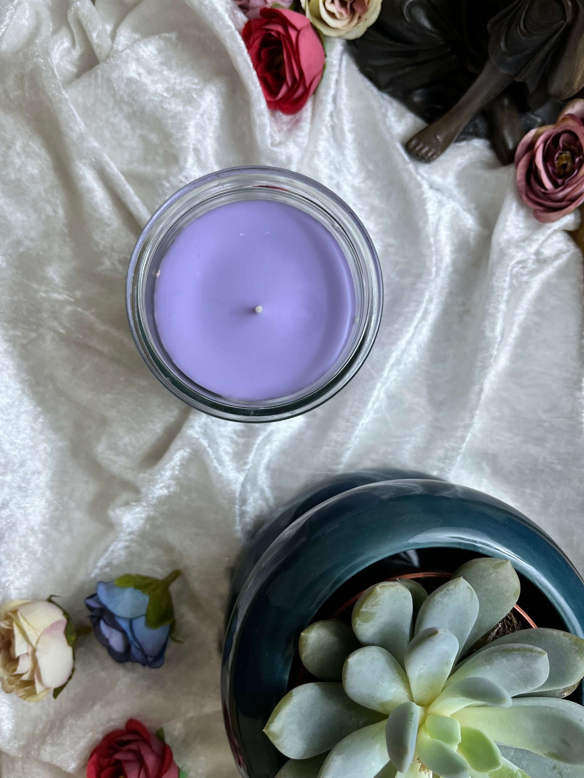 Luxury Scented Candle in Glass Jar | 100% pure aroma RishStudio