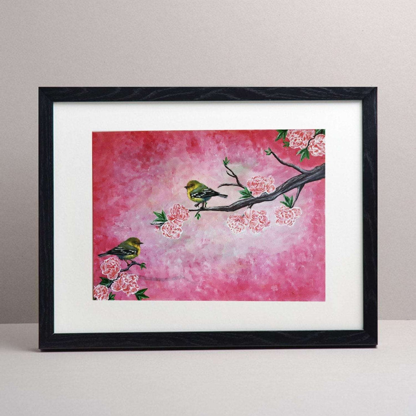 Cherry Blossom Painting - Wall Art Print - RishStudio RishStudio