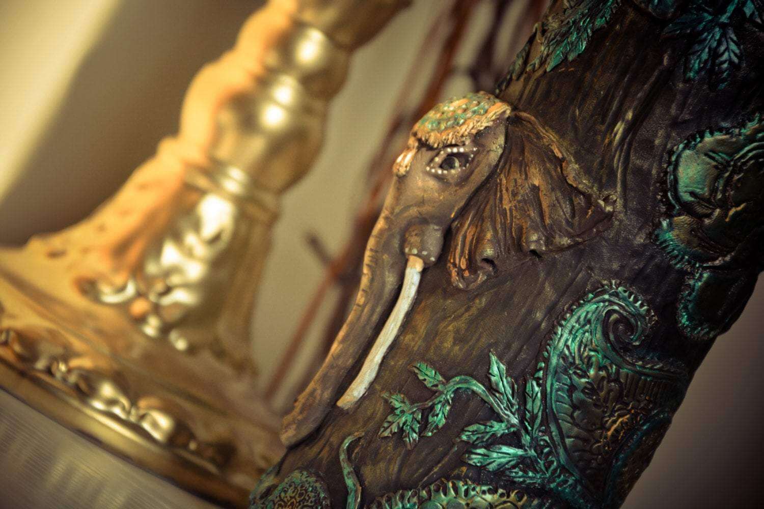 Elephant, Elephant gifts, Bedside lamp, Table lamp, RishStudio