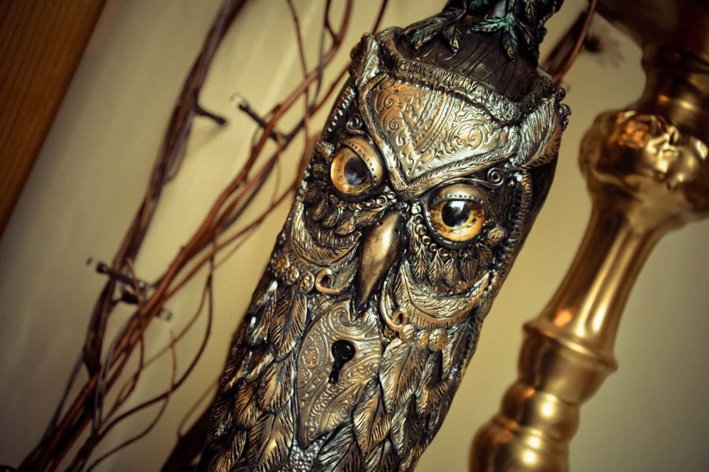 Table lamp | Owl Table lamp | bedside lamp RishStudio