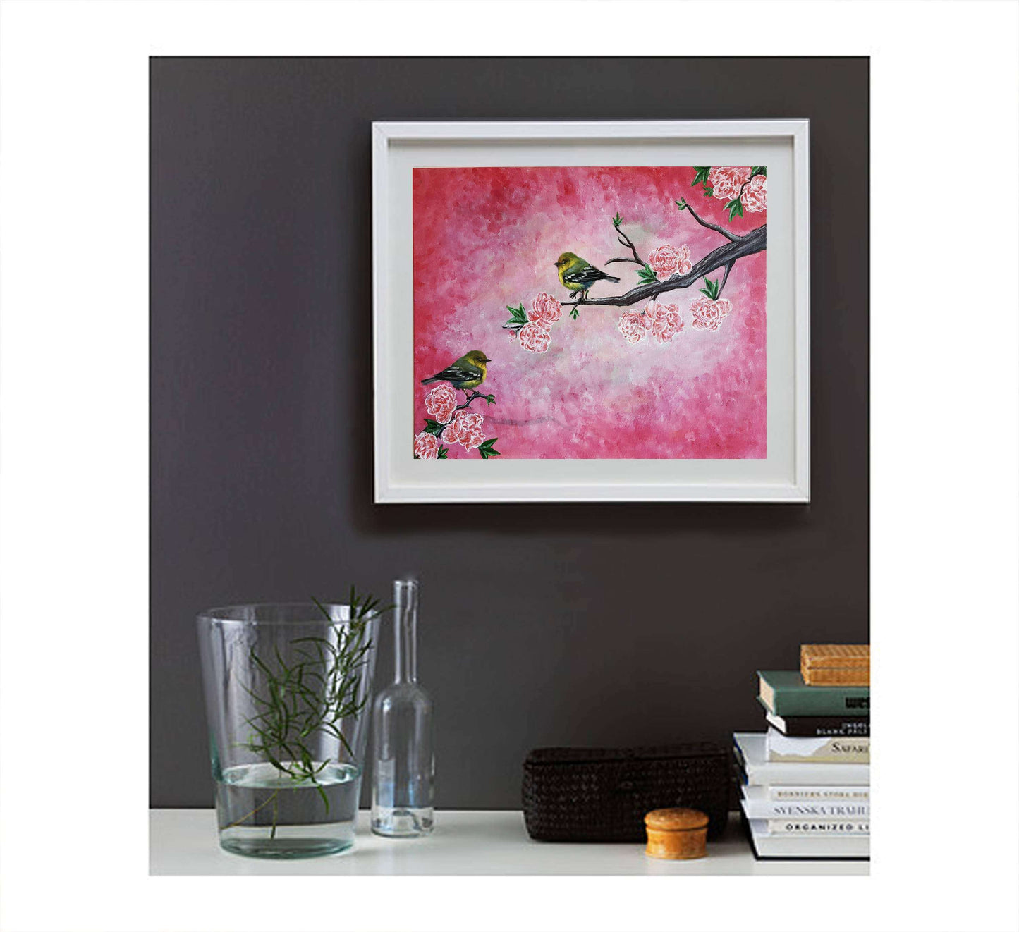 Cherry Blossom Painting - Wall Art Print - RishStudio RishStudio