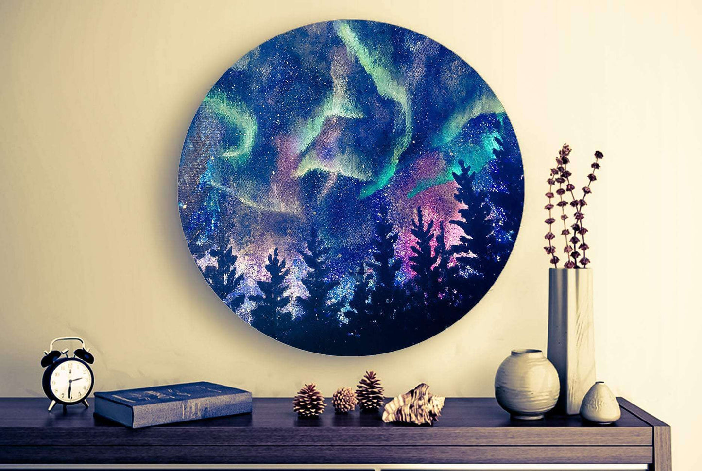 Northern Lights | celestial art | Galaxy painting RishStudio