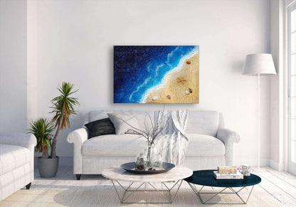 Ocean Wall art, Resin ocean Painting, Ocean Painting RishStudio