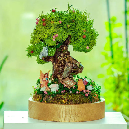 Fairy Garden Kit with Glass Dome - Miniature Garden RishStudio