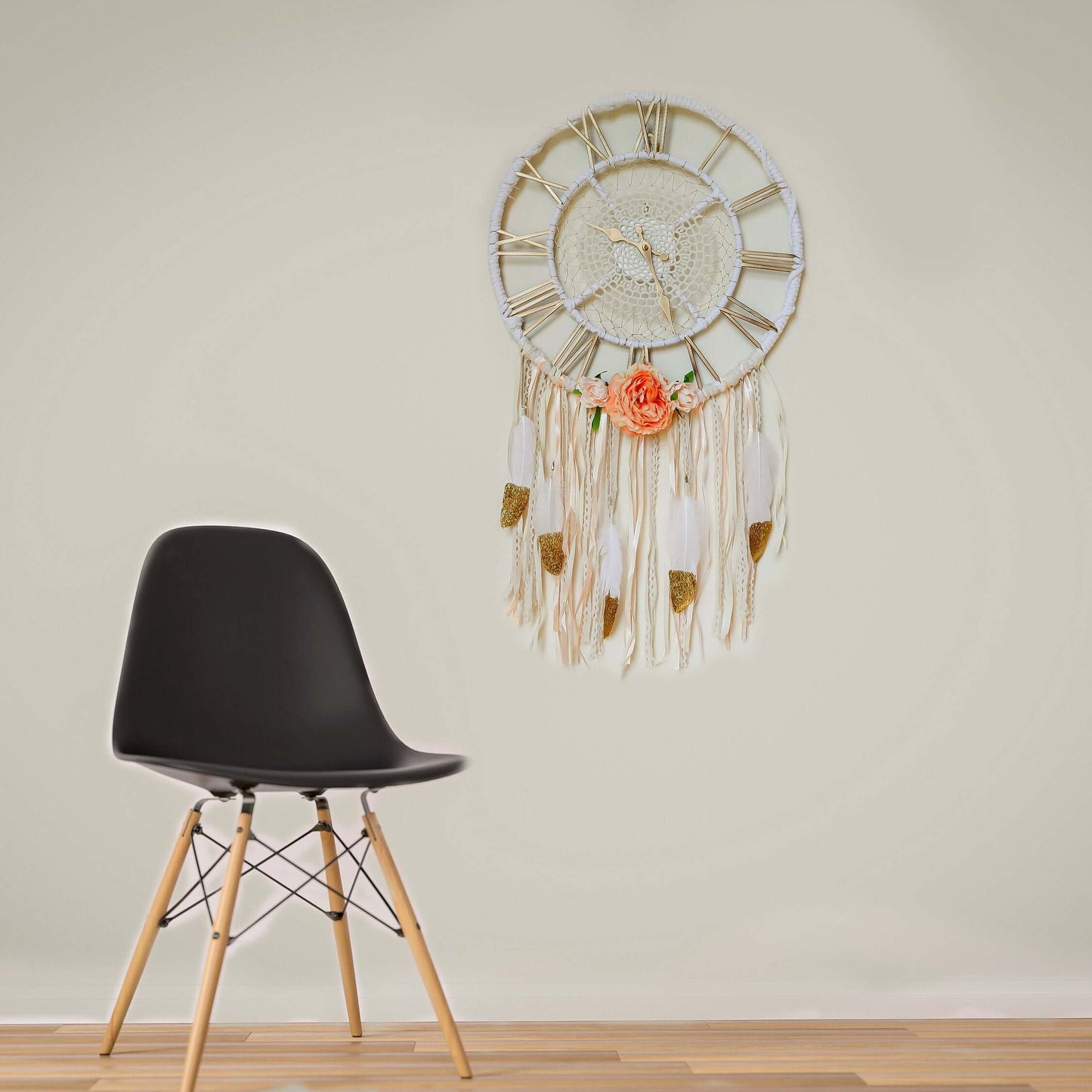 Dream Catcher Inspired Metal Wall Clock | RishStudio RishStudio