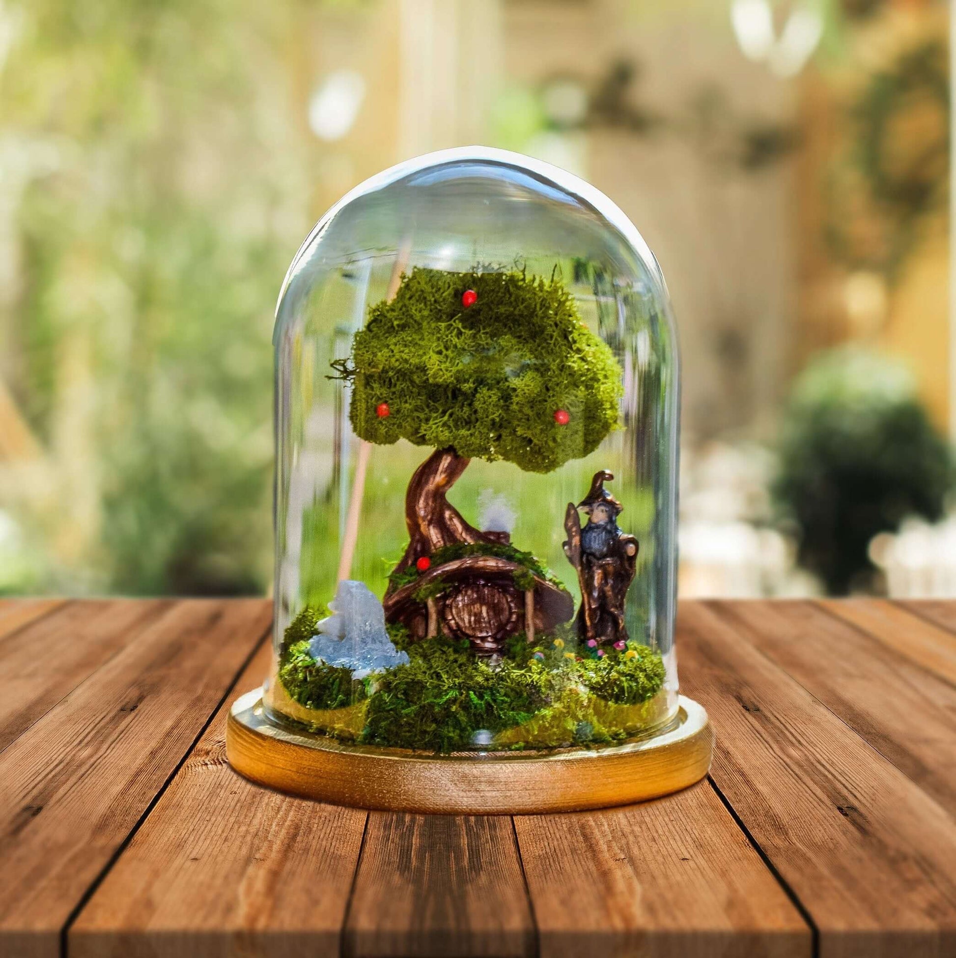 Hobbit Table Lamp | Bedside lamp | Gandalf Miniature RishStudio