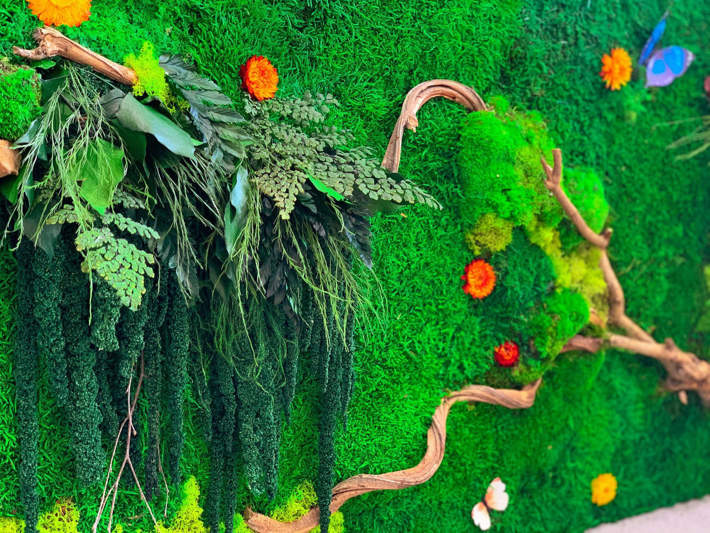 Moss Wall | Preserved Moss art | Living wall art Set RishStudio