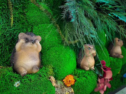 Moss Wall Art | Hedgehog Ornament | Hedgehog House mossartbyrishstudio