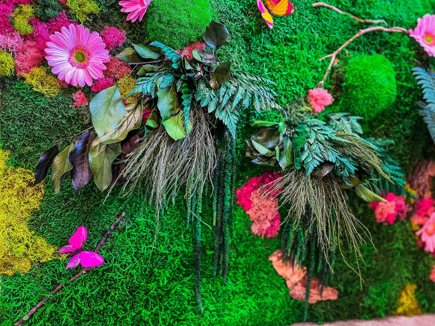 Dried lichen moss- Greenish dried tree lichen- decoration craft